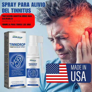 TINNIDROP SPRAY - Silencio y Alivio Inmediato para el Zumbido en los Oídos